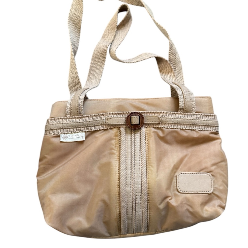 Sarne Kangaroo Beige Crossbody Bag